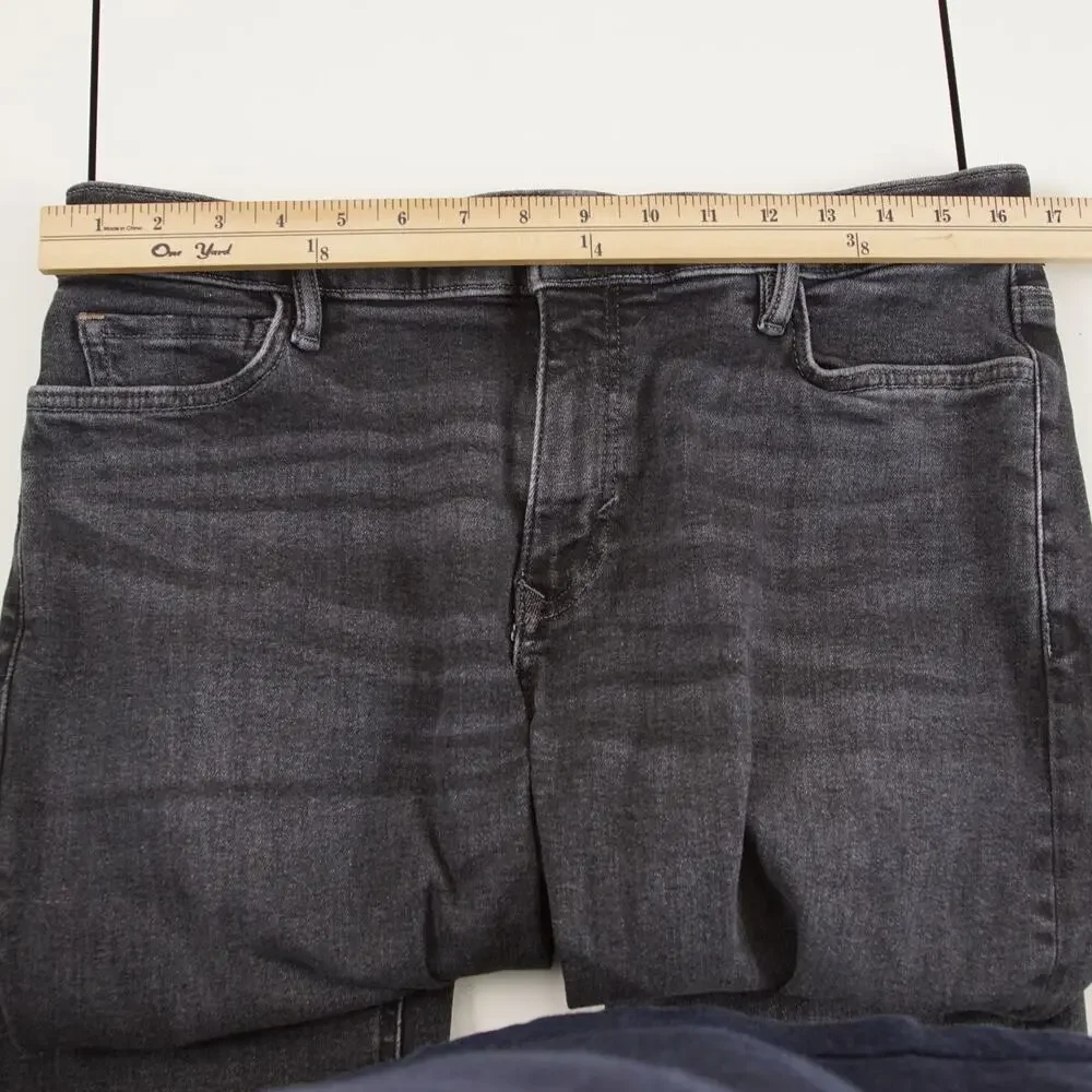 Banana Republic Slim Watershed Mill Valley Denim Black Jeans Mens Sz 34 x 34